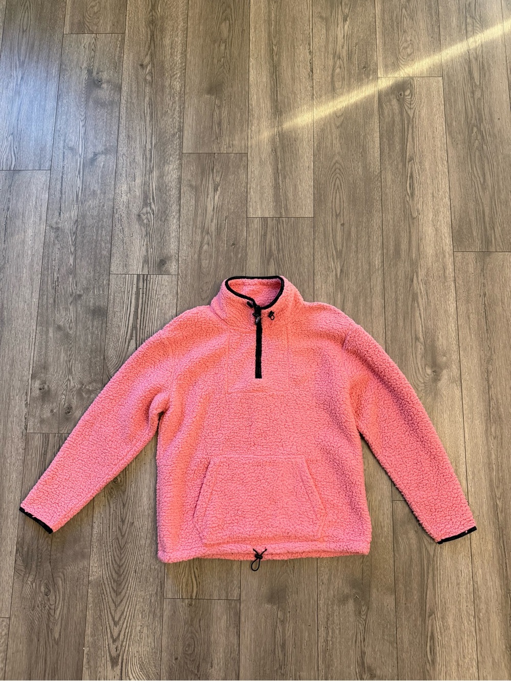 Victoria’s Secret PINK Sherpa 1/4 Zip Women’s Size: M 170/96A Pullover Jacket